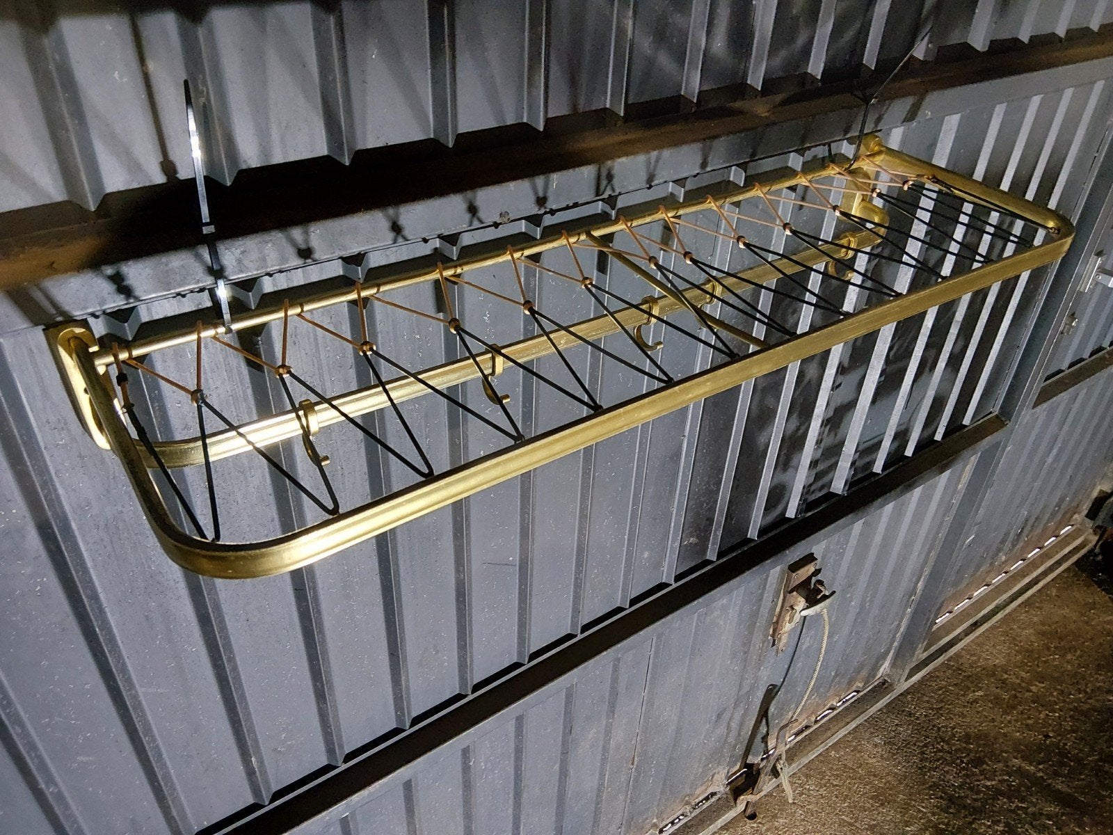 Vintage Art Deco Kapstok Mid-Century Messing, Gebruikt, Minder dan 100 cm, Metaal, Ophalen
