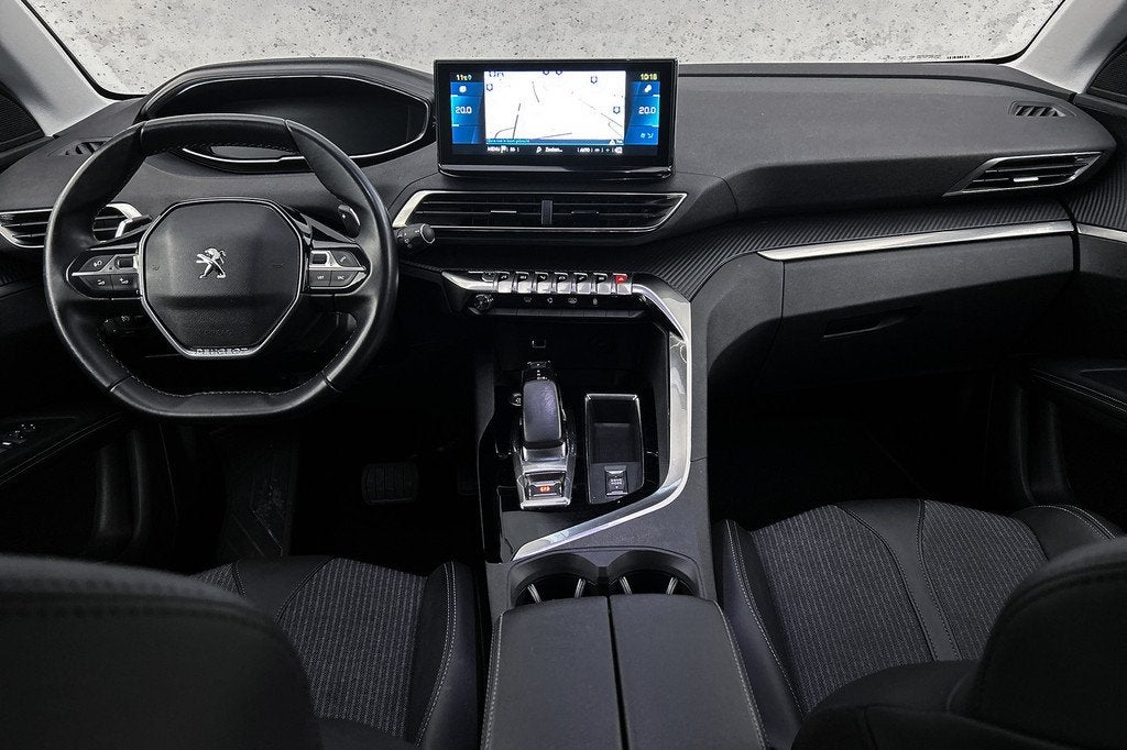 Peugeot 3008 1.6 HYbrid 225 Allure | LED | Half leder | Came, Euro 6, Parkeersensor, Leder en Stof, Wit