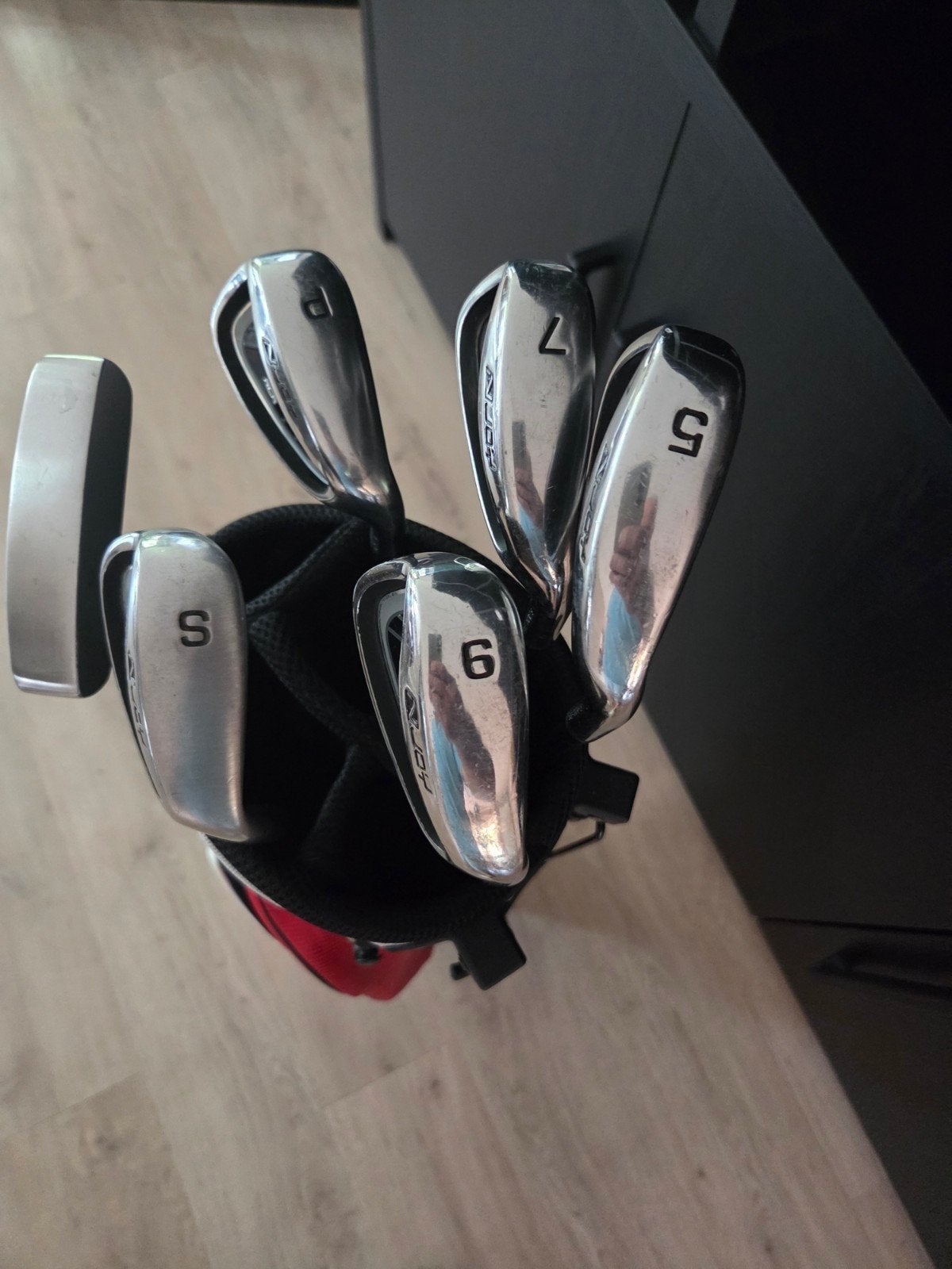 Spalding golftas in zeer goede st , met zgan Njoy golfclubs., Ophalen, Zo goed als nieuw, Set, Overige merken