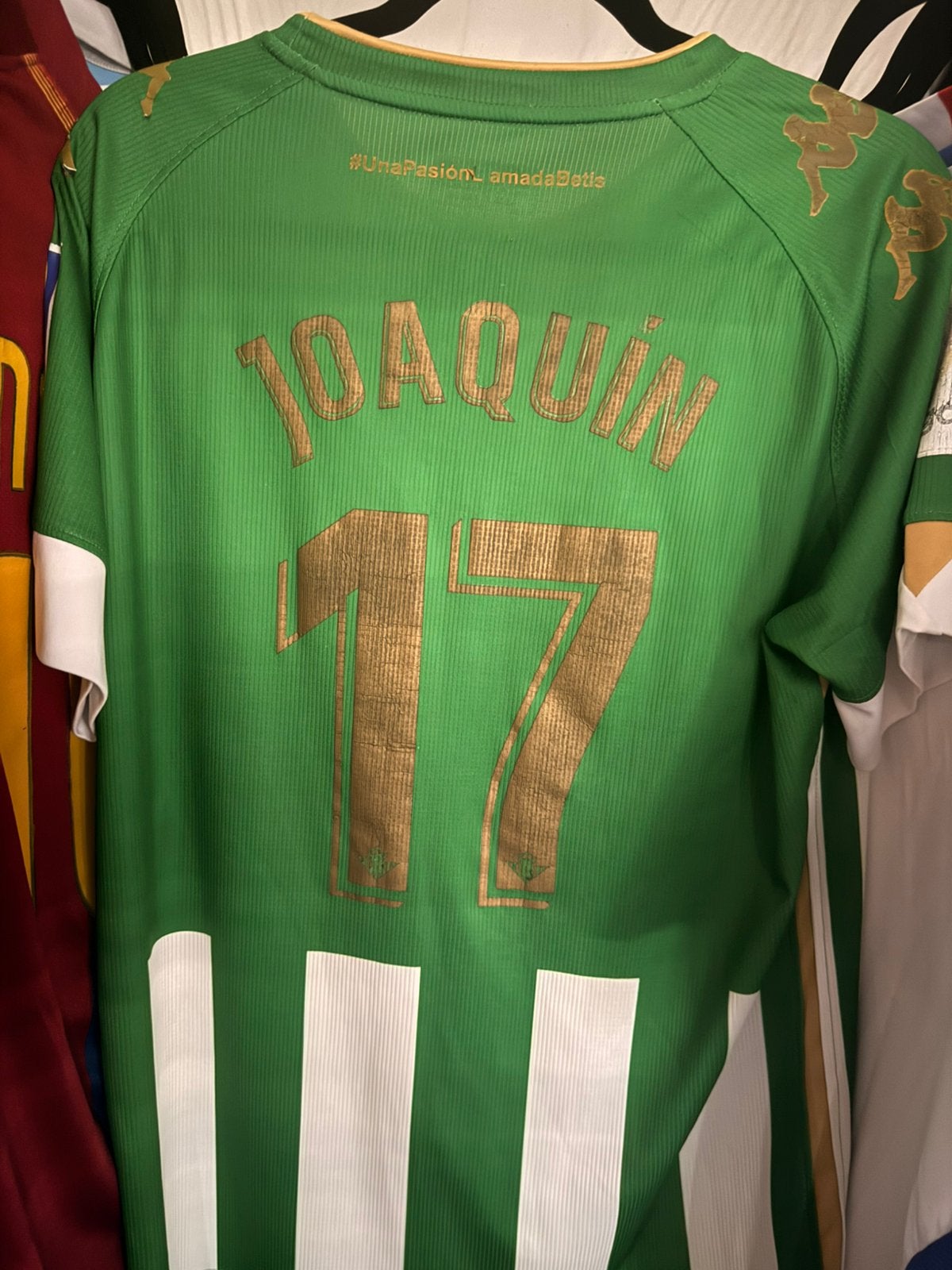 Real Betis Joaquín #17 fan shirt maat L – replica, Ophalen of Verzenden, Zo goed als nieuw