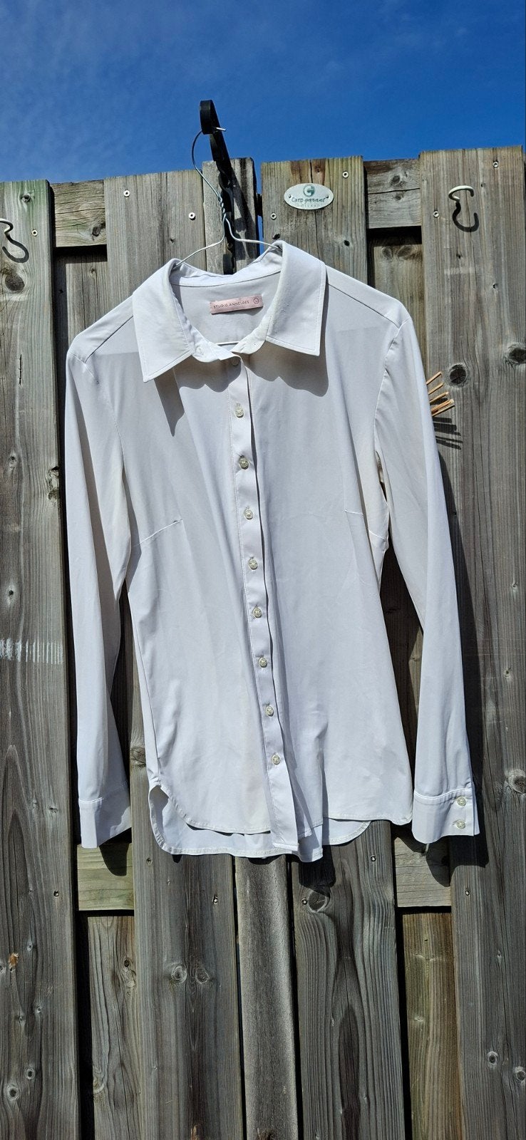 Studio Anneloes blouse maat L - grijs/wit, Kleding | Dames, Blouses en Tunieken, Gedragen, Maat 42/44 (L), Grijs, Ophalen of Verzenden