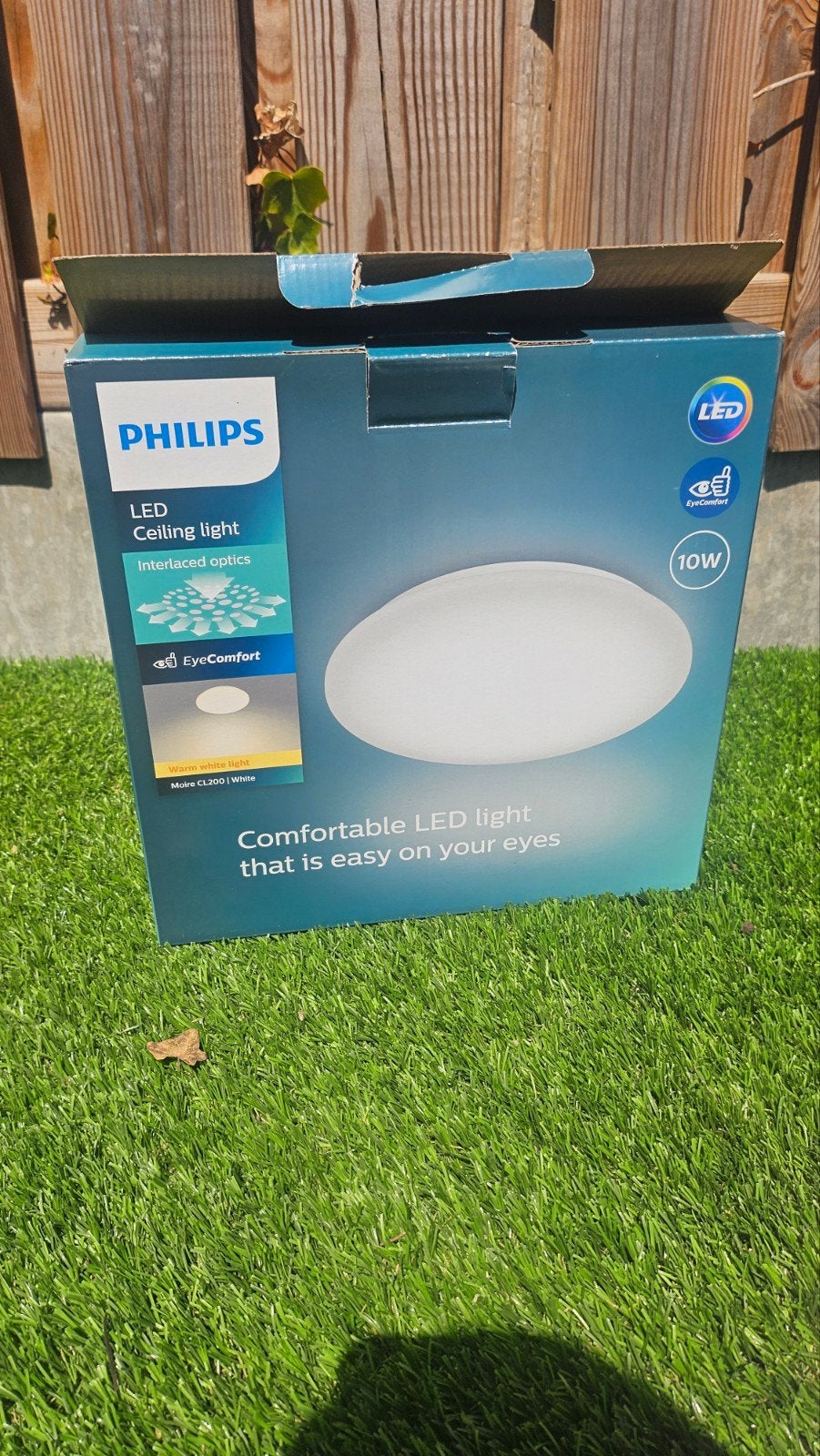 Leuk voor de diy-ers: plafondlamp zonder lampenkap, Ophalen of Verzenden, Gebruikt, Kunststof