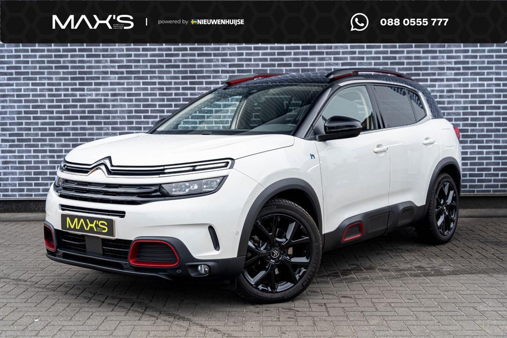 Citroen C5 Aircross 1.6 Plug-in Hybrid 225 Shine | Panoramad, Auto's, 14 kWh, Gebruikt, 4 cilinders, Wit