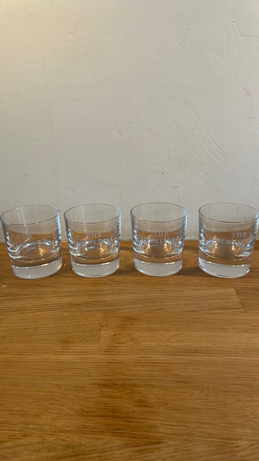 Set van 4 The Glenlivet whiskyglazen, Verzamelen, Ophalen of Verzenden, Nieuw, Overige typen