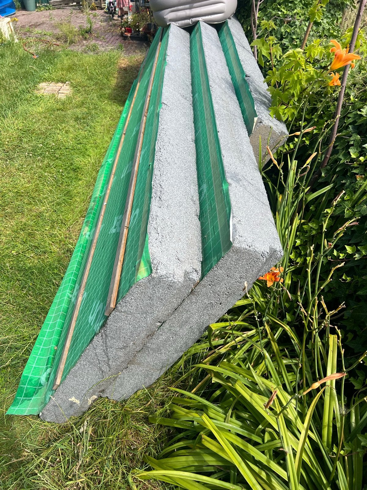Unidek isolatie/renovatie panelen met tengels (3 stuks), Overige materialen, Gebruikt, 12 cm of meer, 15 m² of meer