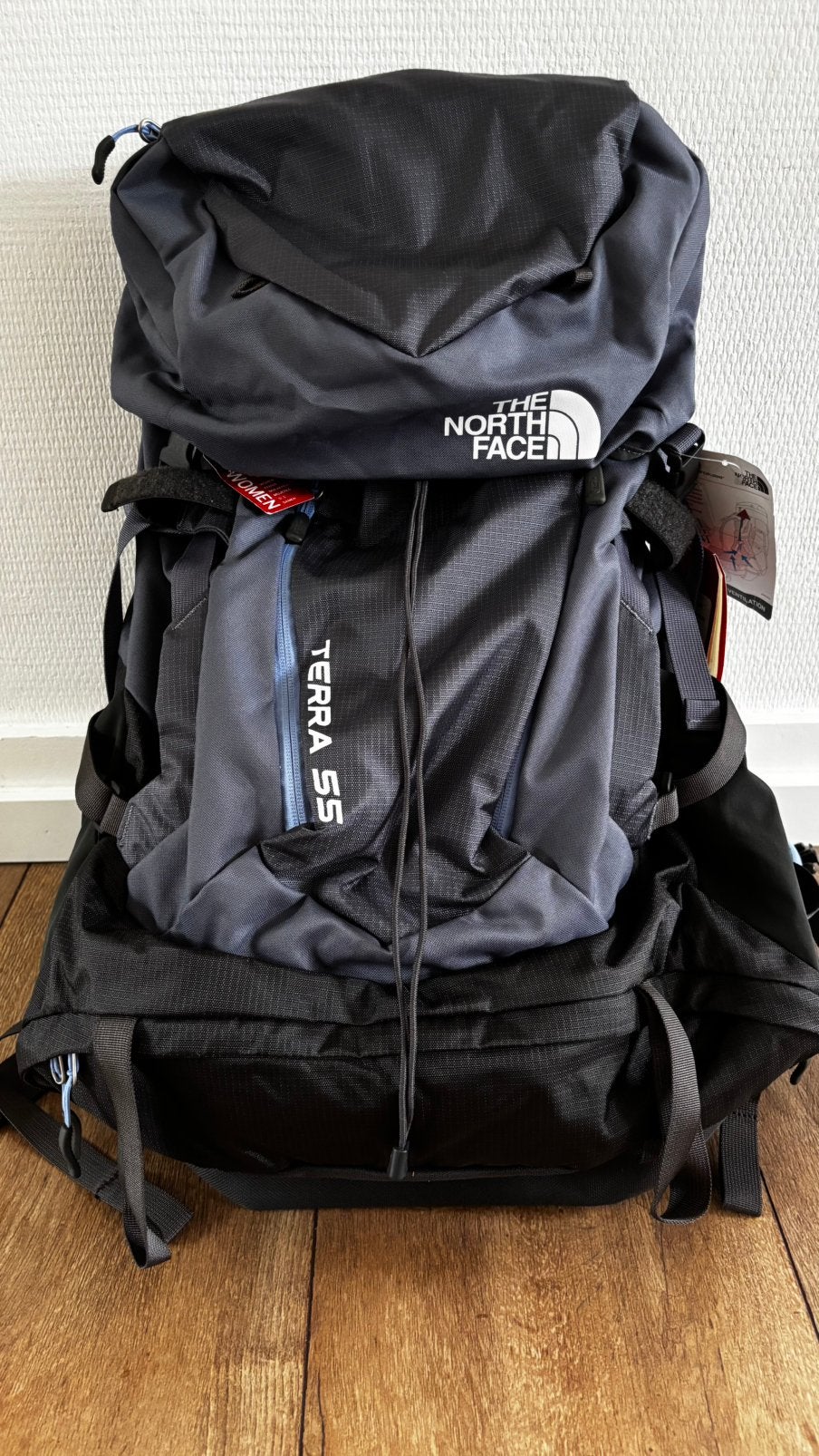 The North Face Terra 55 dames trekkingrugzak + cover, Ophalen of Verzenden, Nieuw, Rugzak