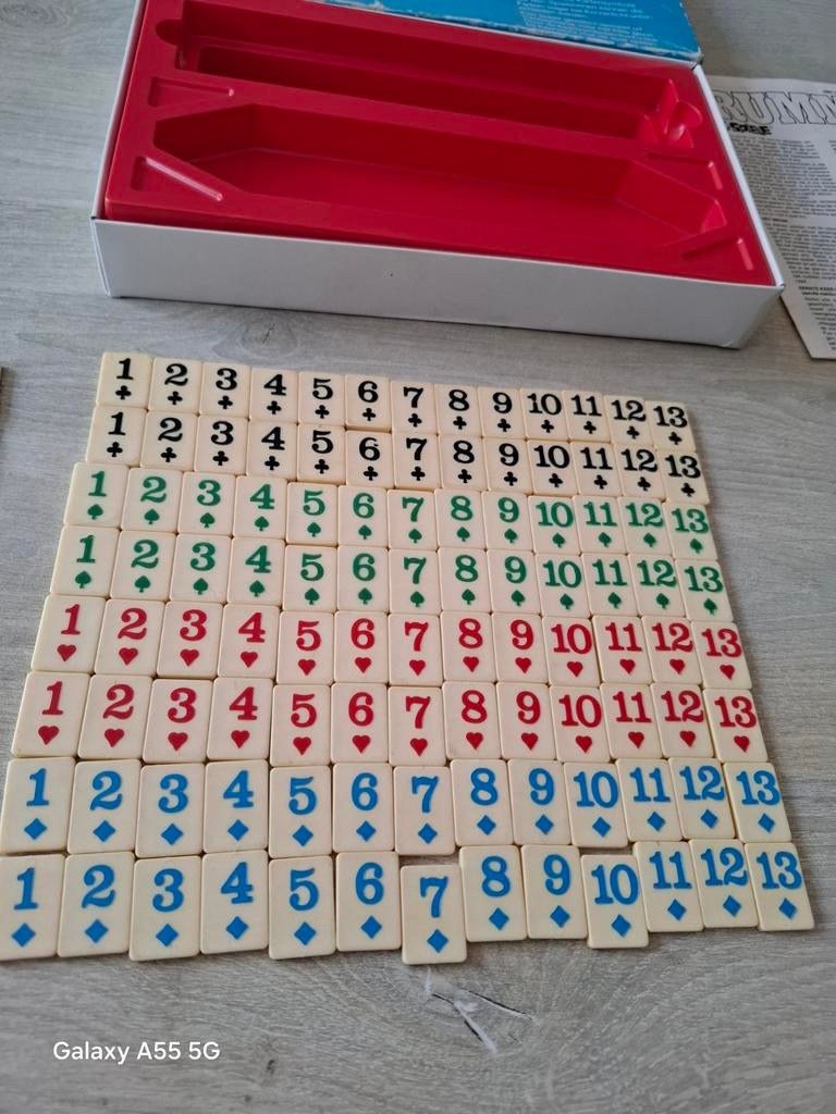 Rummy Super S Spel - Compleet en in goede staat, Hobby en Vrije tijd, Gezelschapsspellen | Bordspellen, Info@peri-spee.at, Gebruikt