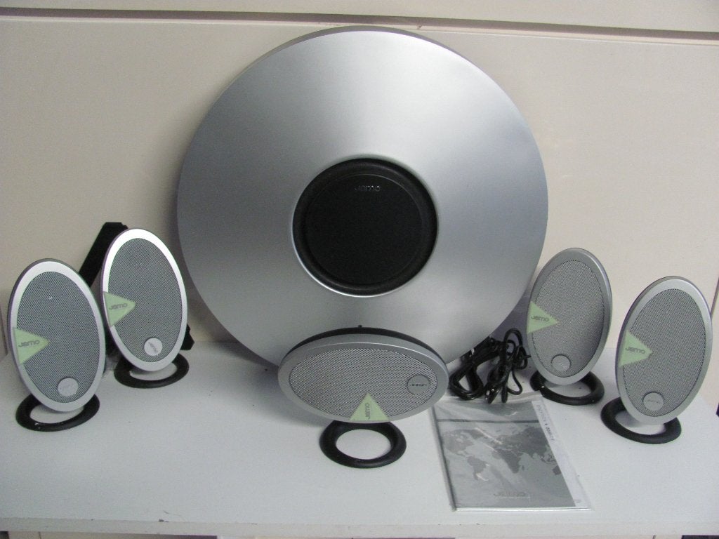 Jamo home cinema system jamo A 210PDD 5.1 systeem, Audio, Tv en Foto, Ophalen, Zo goed als nieuw, 60 tot 120 watt, Inclusief kabels