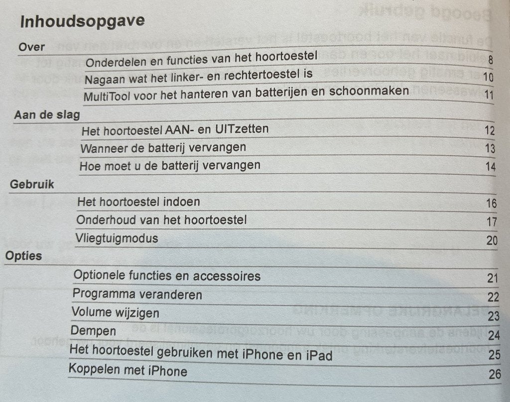 Foto 19 van Bernafon - Oticon PG 30 SP (BTE) hoortoestel + accessoires