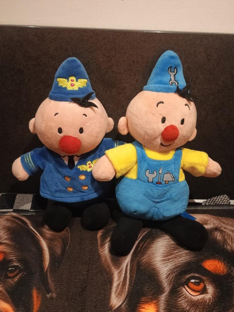 2 Bumba knuffels: Timmerman en Piloot - Zo goed als nieuw, Ophalen of Verzenden