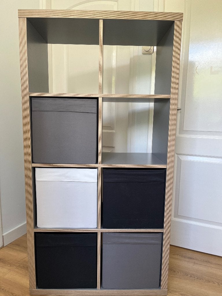 IKEA Kallax kast met 8 vakken, Huis en Inrichting, Ophalen, 100 tot 150 cm, 50 tot 100 cm, Zo goed als nieuw