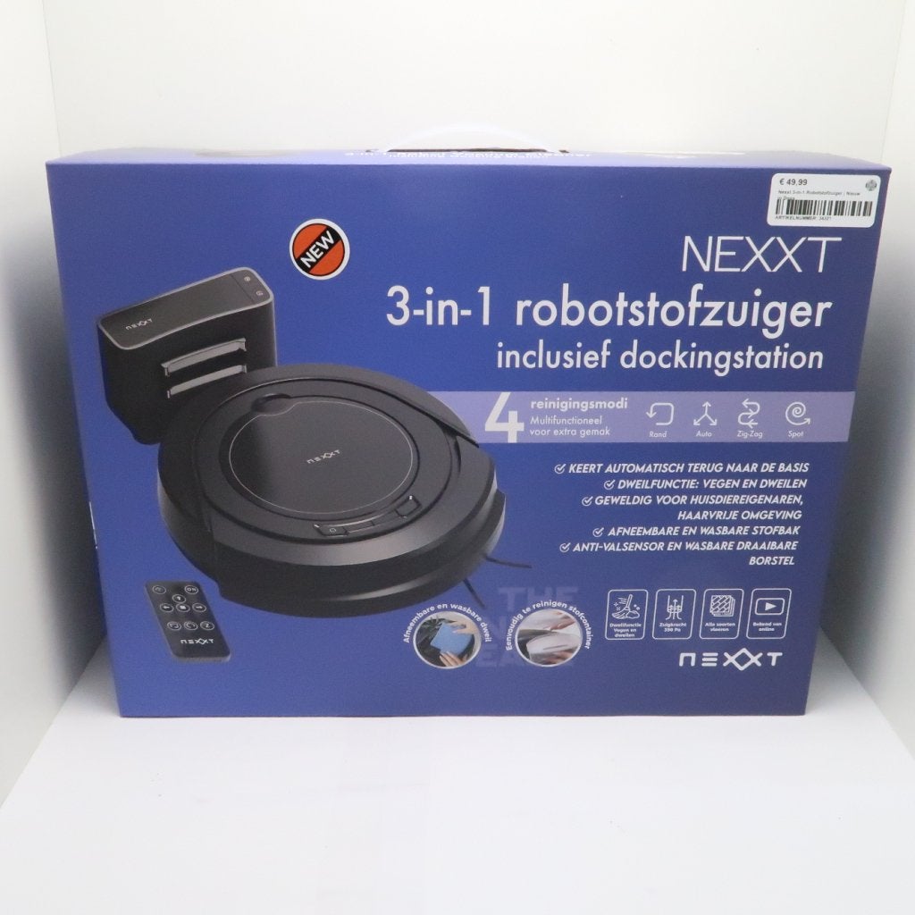 Nexxt 3-in-1 Robotstofzuiger | Nieuw in Doos, Flex Ltd., Nieuw, https://flex.com/contact-us, Nobelstraat 10, 5807 GA Oostrum LB, Limburg, Nederland