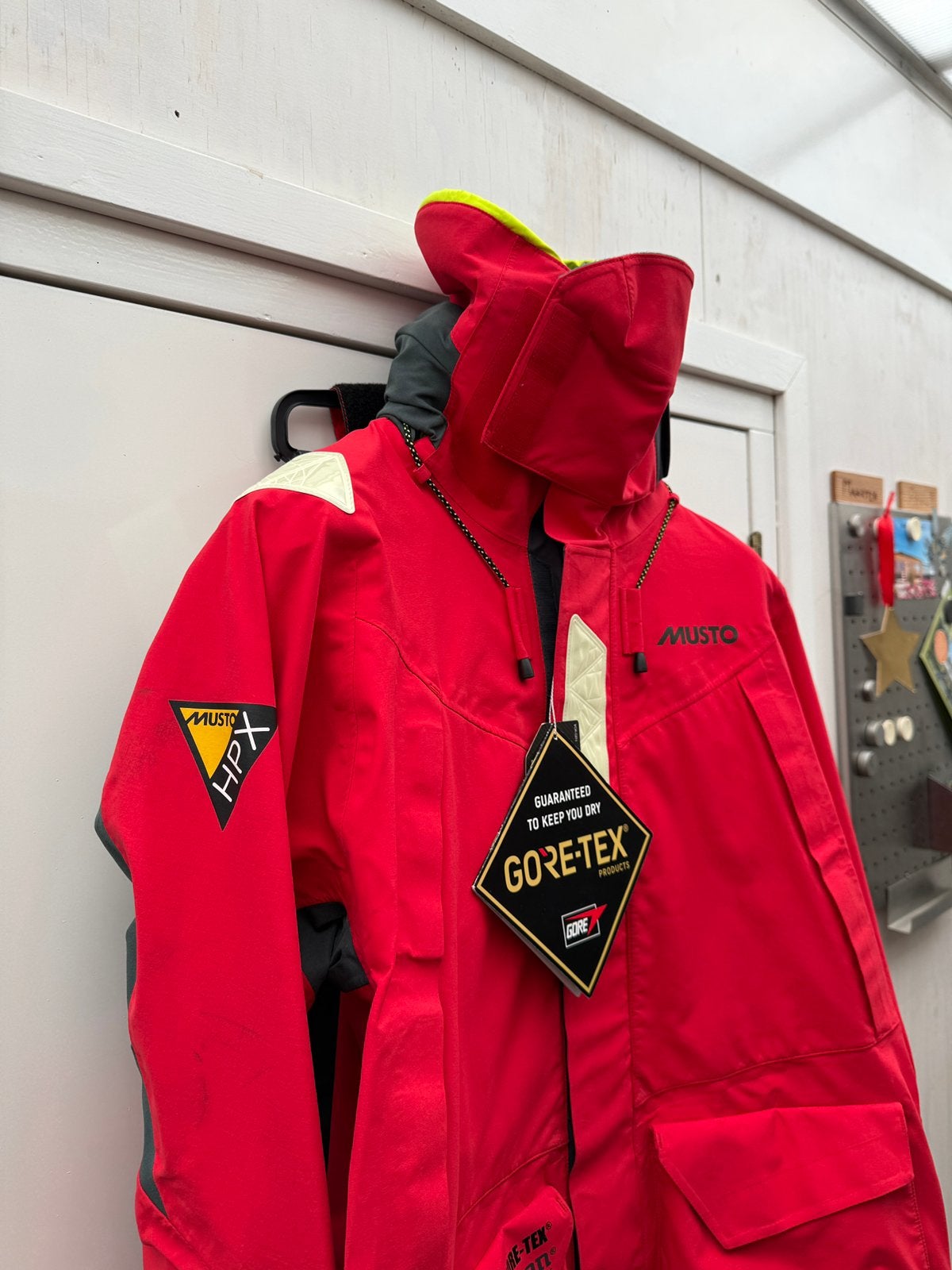 Musto HPX goretex zeiljas maat L, Ophalen of Verzenden, Zo goed als nieuw, Heer, Zeiljack