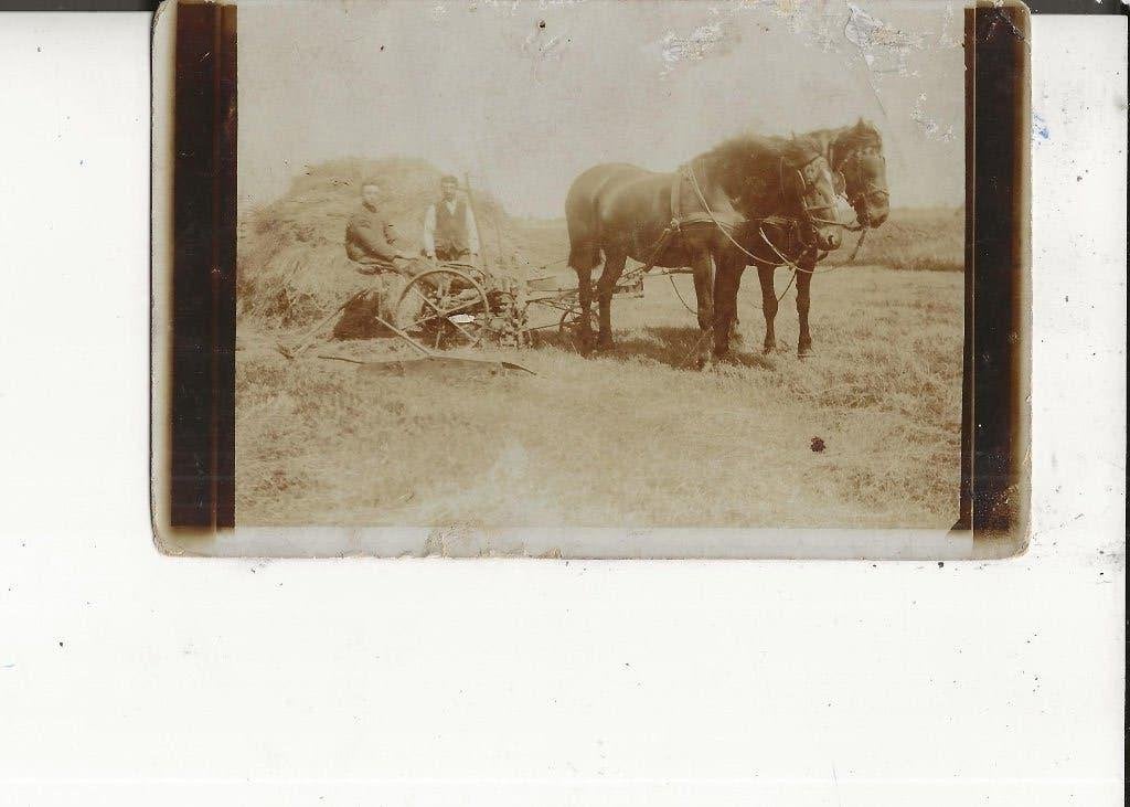 Wateringen Grasmaaien J v d Wal Fotokaart 1925, Ophalen of Verzenden, 1920 tot 1940, Ongelopen, Zuid-Holland