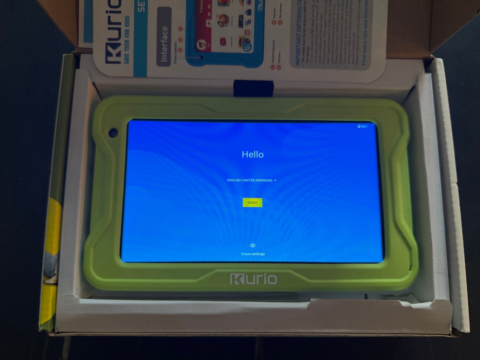 Kurio 7 inch Lite Tablet voor Kinderen - Gebruikt, Gebruikt, Ophalen of Verzenden, Wi-Fi, 7 inch of minder