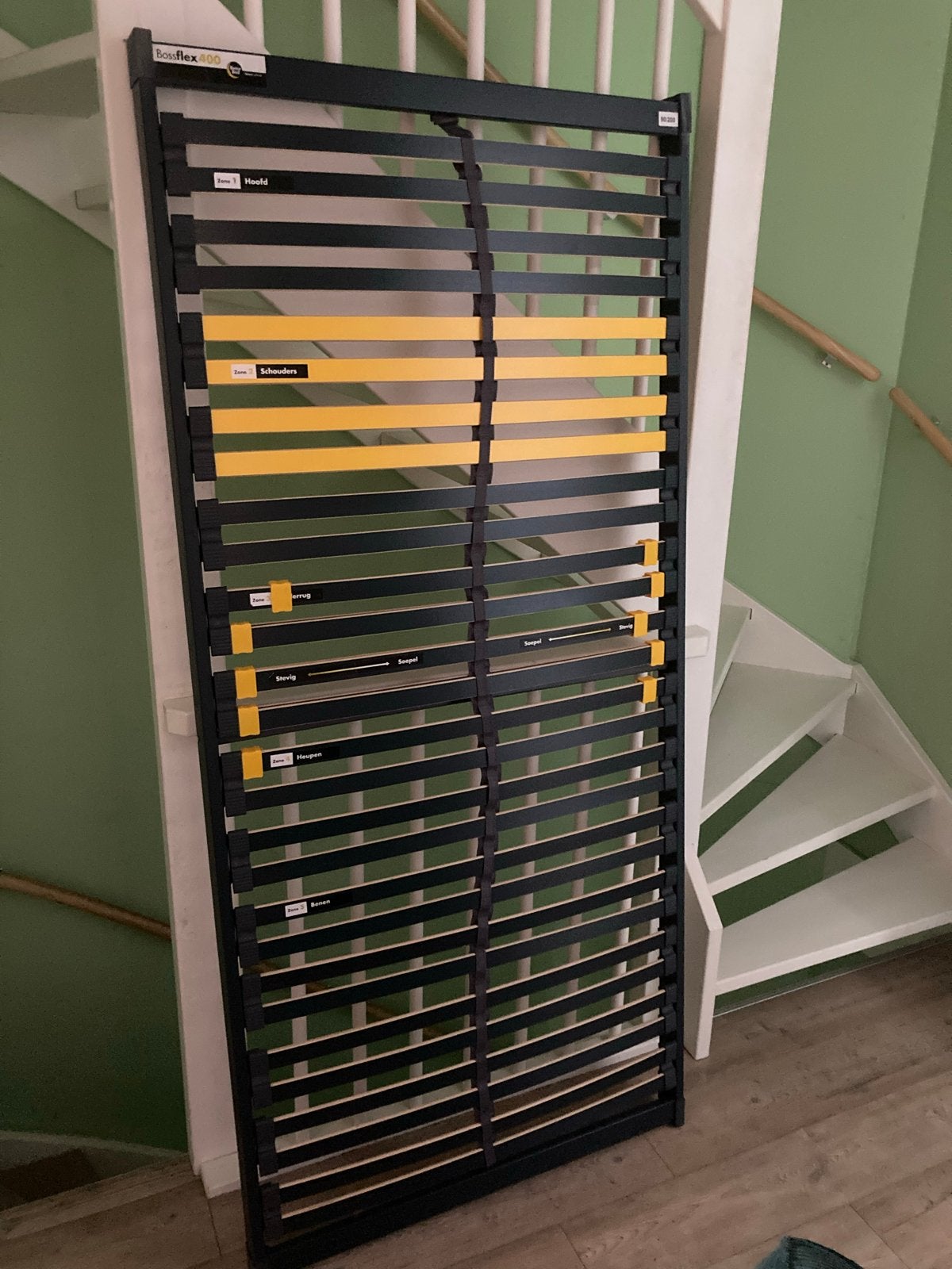 BeterBed Bossflex 400 lattenbodem 90x200 cm, Ophalen, 90 cm, Eenpersoons, Nieuw
