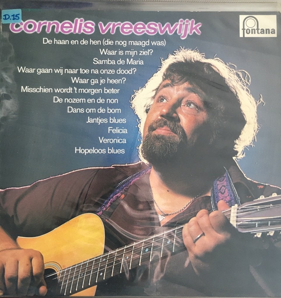CORNELIS VREESWIJK vinyl lp uit 1972, Gebruikt, Inclusief binnenhoes, Ophalen of Verzenden, Levenslied of Smartlap
