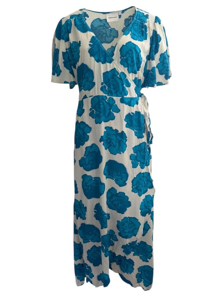 Fabienne Chapot jurk M, Kleding | Dames, Jurken, Zo goed als nieuw, Maat 38/40 (M), Blauw, Onder de knie, Ophalen of Verzenden