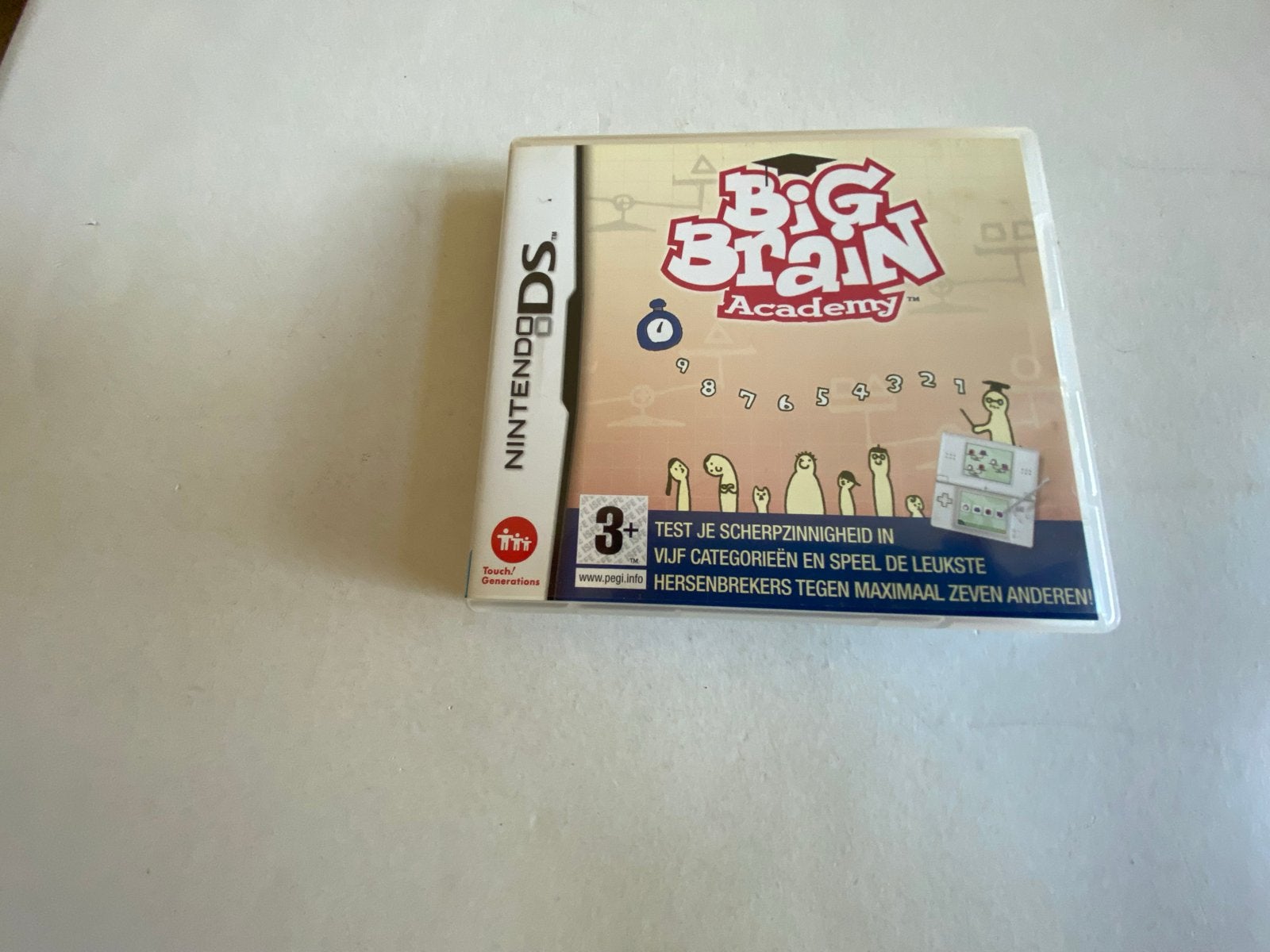 Big Brain Academy Nintendo DS - Test je scherpzinnigheid!, Puzzel en Educatief, Gebruikt, Ophalen of Verzenden, 3 spelers of meer