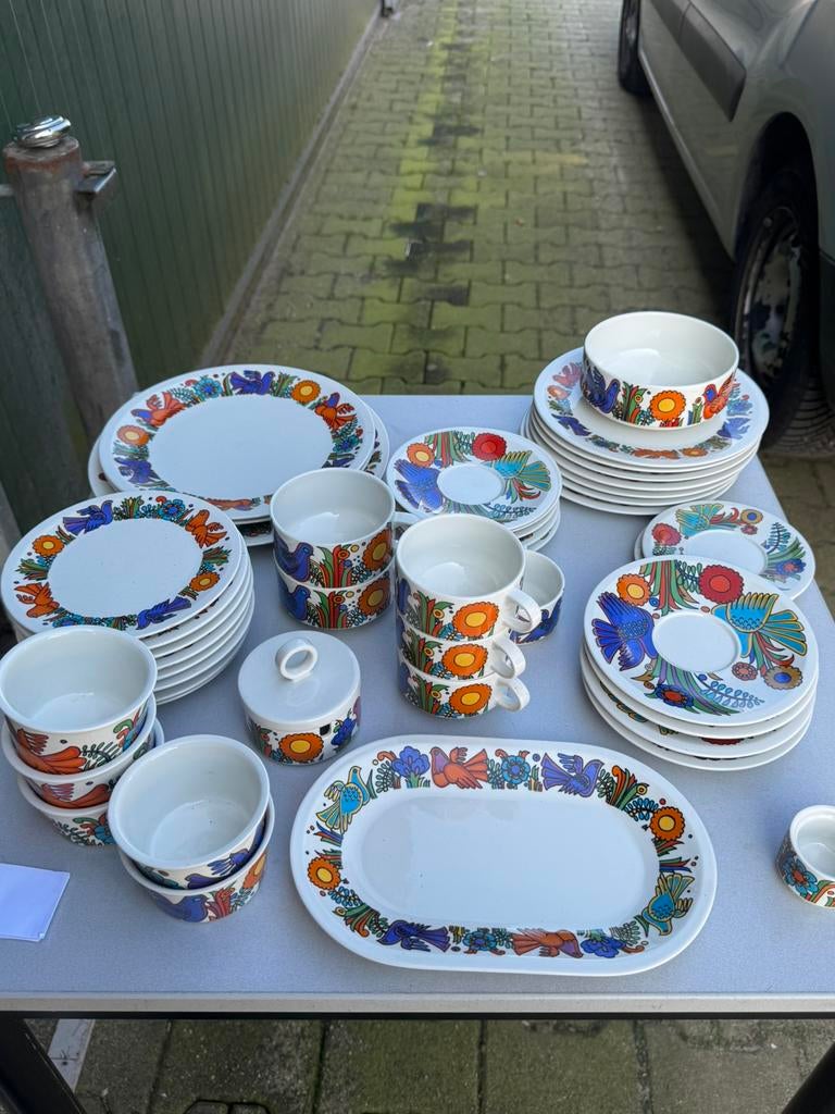 Villeroy en Boch Acapulco +2 tafelkleden, Ophalen of Verzenden