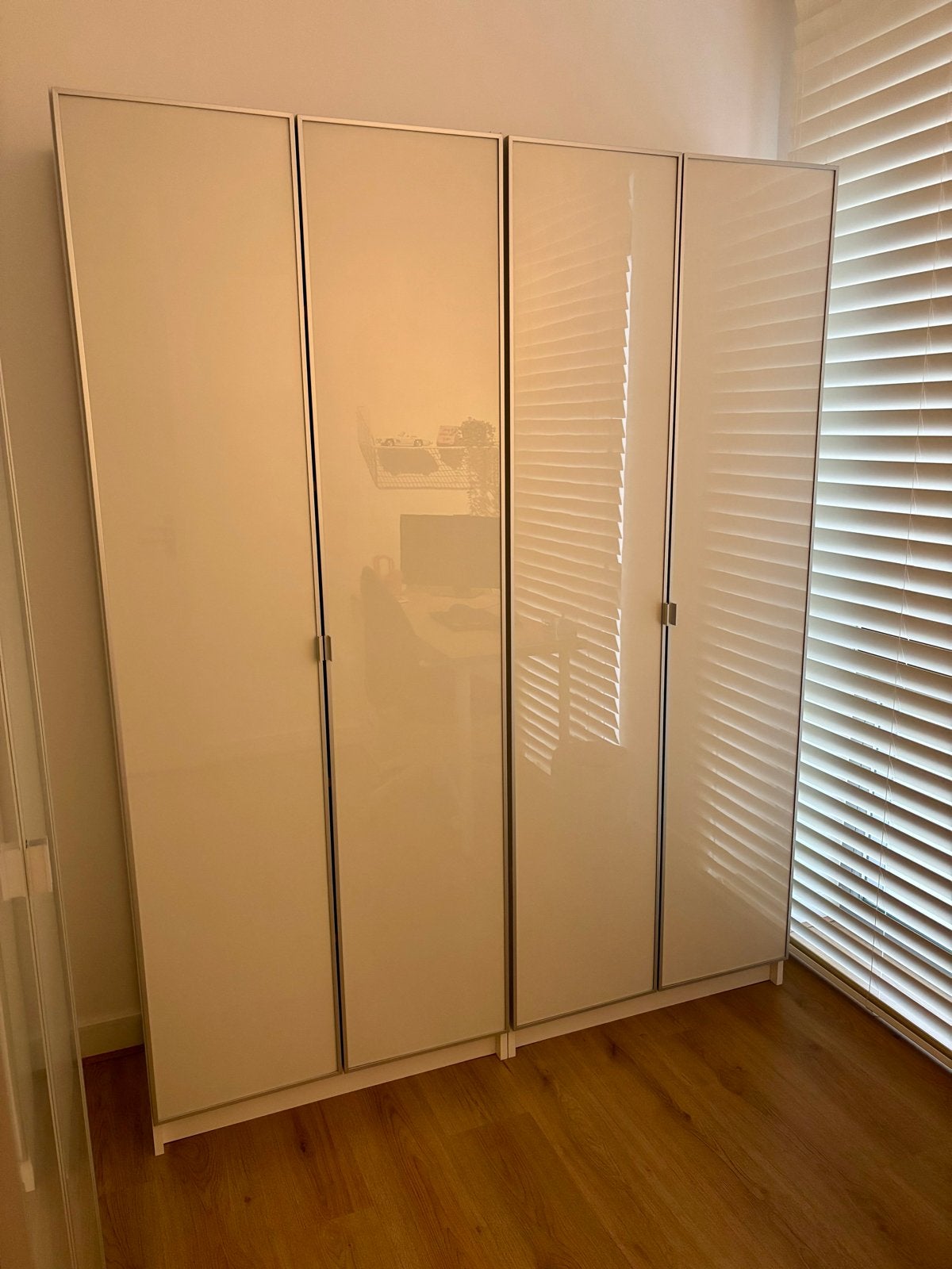 6x IKEA Morliden glazen kastdeuren voor Billy boekenkast, Ophalen, 200 cm of meer, 150 tot 200 cm, Zo goed als nieuw