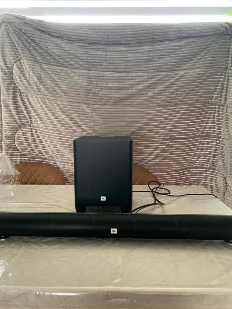 JBL Cinema SB350 Soundbar met draadloze subwoofer, Ophalen, Bluetooth, Zo goed als nieuw