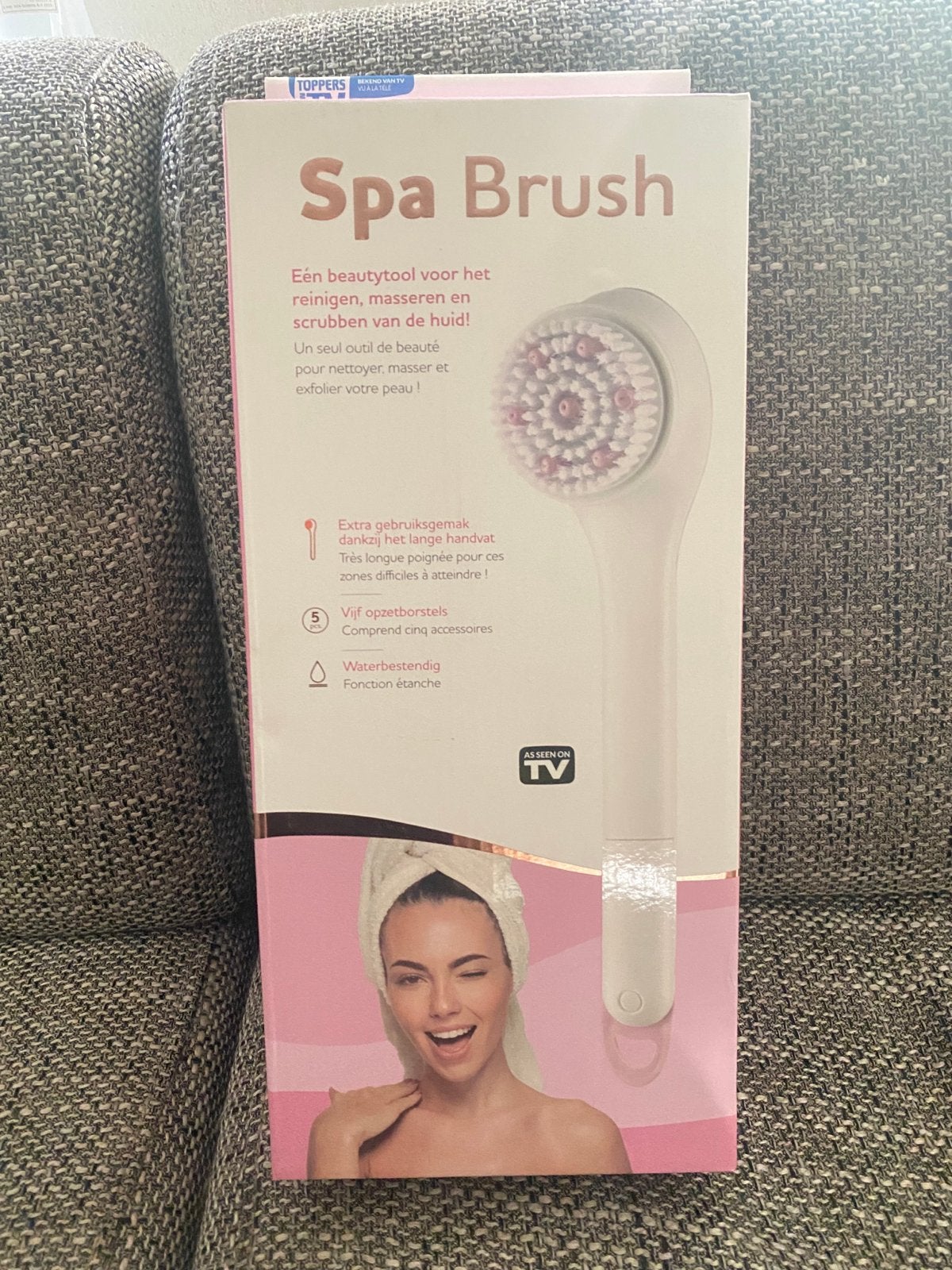 Spa Brush - Behandeling voor reinigen, masseren en scrubben, Ophalen of Verzenden, Nieuw, Overige typen