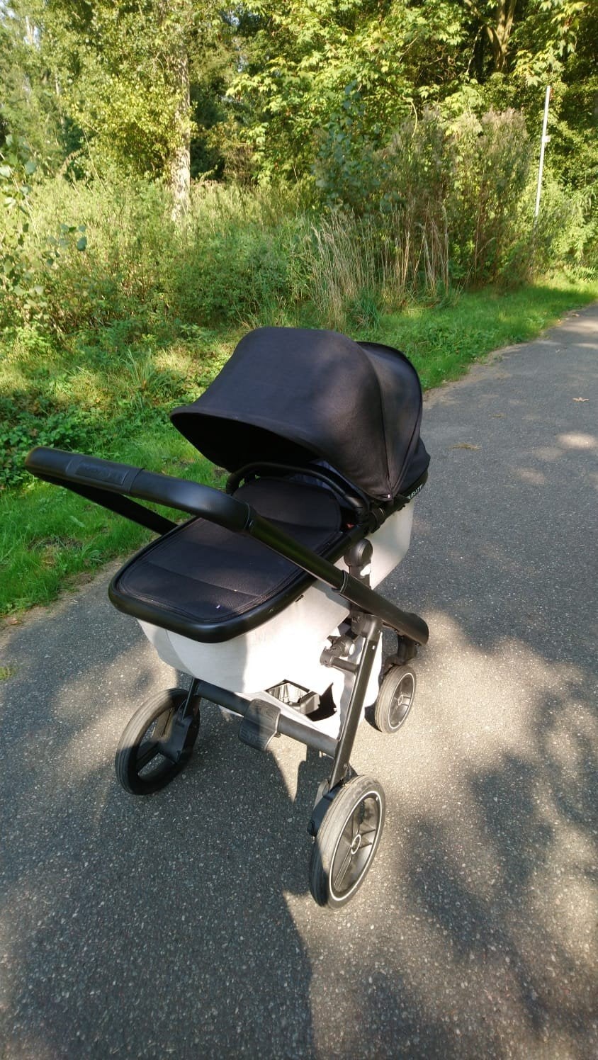 Dubatti kinderwagen incl tas, Maxi-Cosi en adapter te koop, Kinderen en Baby's, Kinderwagens en Combinaties, Gebruikt, Met autostoeltje