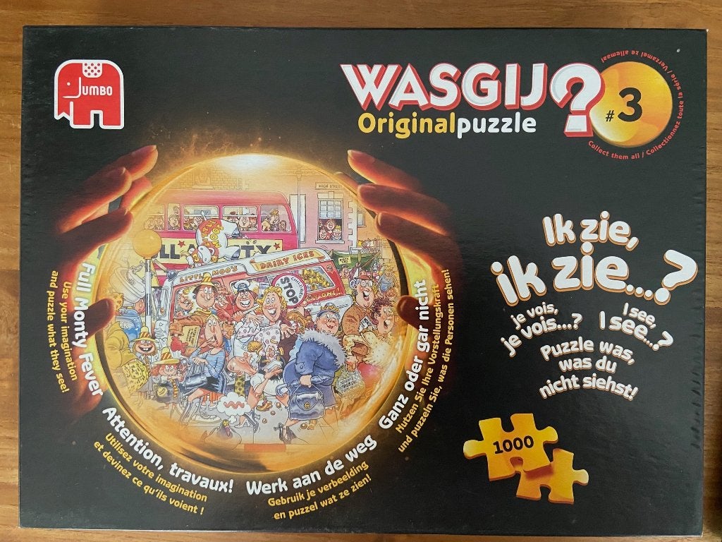 Komische legpuzzle WASGIJ 3, Hobby en Vrije tijd, Denksport en Puzzels, Ophalen of Verzenden, 500 t/m 1500 stukjes, Zo goed als nieuw