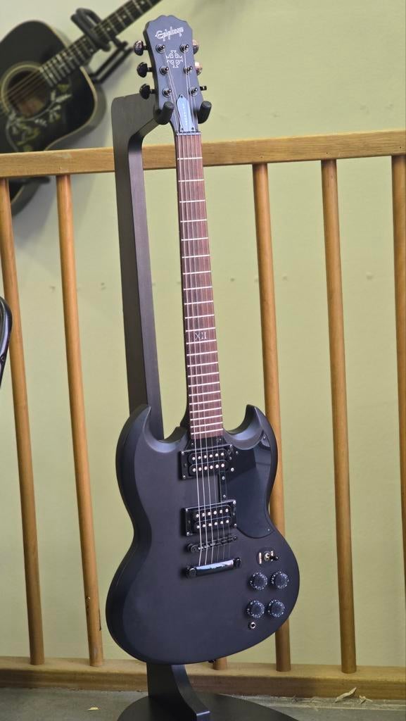 Epiphone SG Gothic (G-400) - Pitch Black - Topconditie!, Muziek en Instrumenten, Ophalen, Epiphone, Blitz Guitarworks, Info@blitzguitarworks.nl