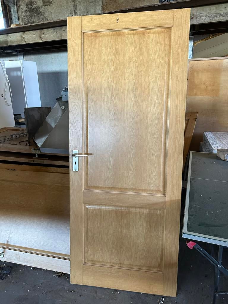 Eikenhouten Binnendeuren, Ophalen, Gebruikt, 80 tot 100 cm, Binnendeur