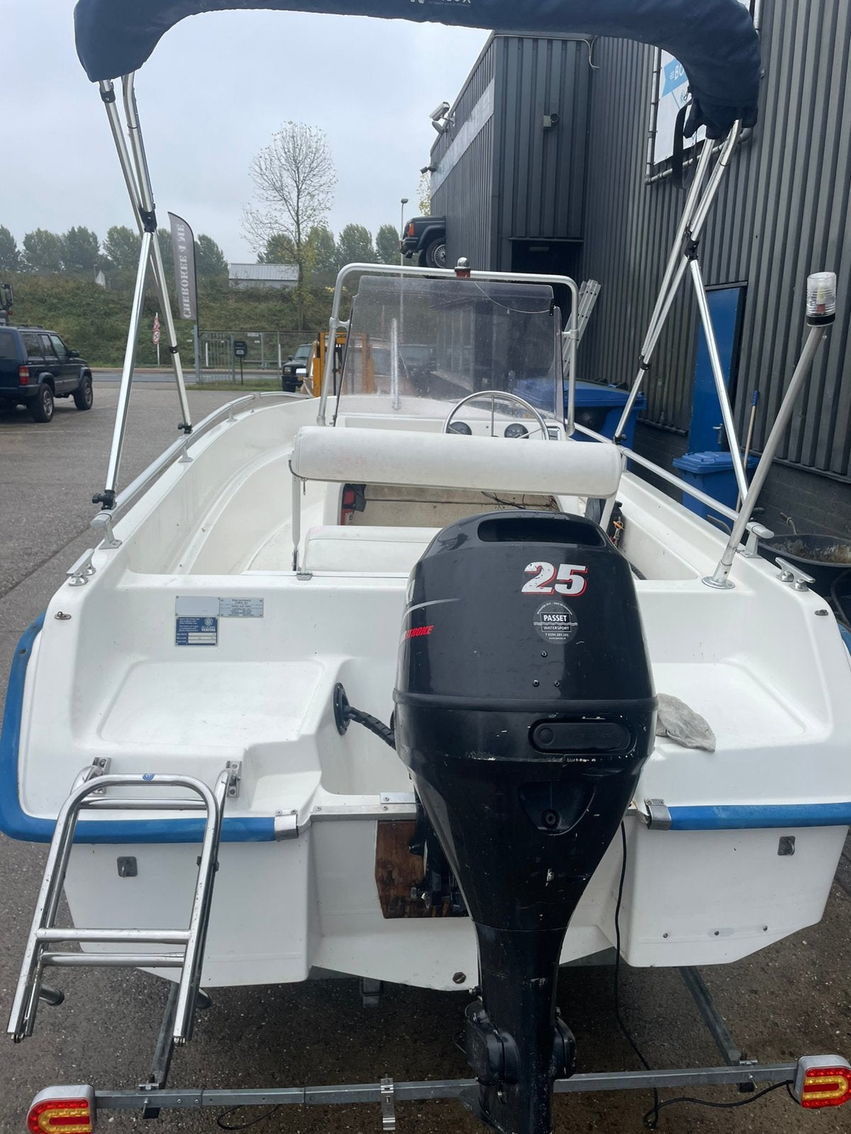 Yamarin 470 Big ride + suzuki 25 pk 4 takt injectie!, Ophalen, 10 tot 30 pk, Gebruikt, Met afstandsbediening