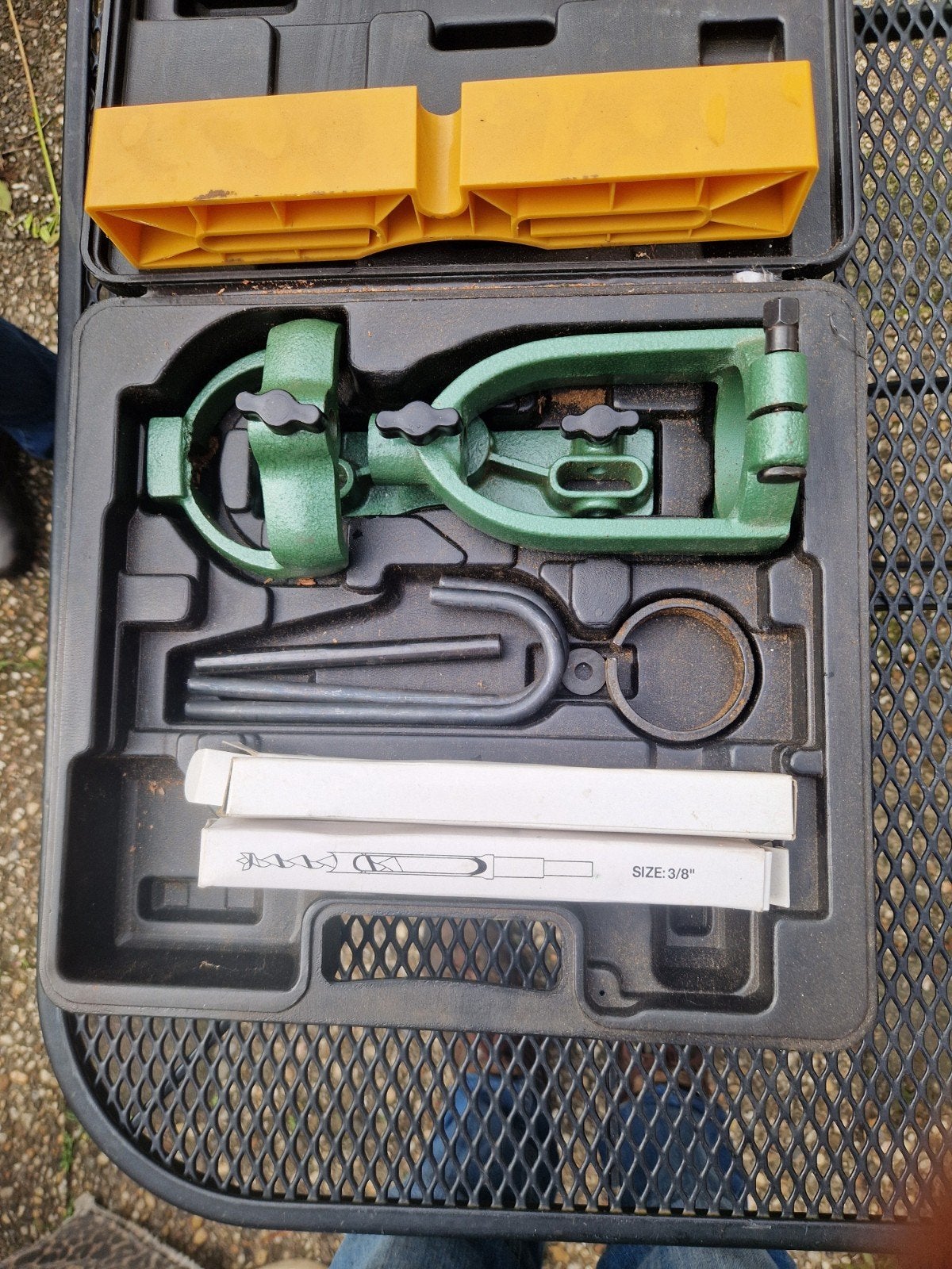 Boormal voor houtbewerking - Nieuw in koffer, Ophalen, Nieuw, Overige typen, Overige merken
