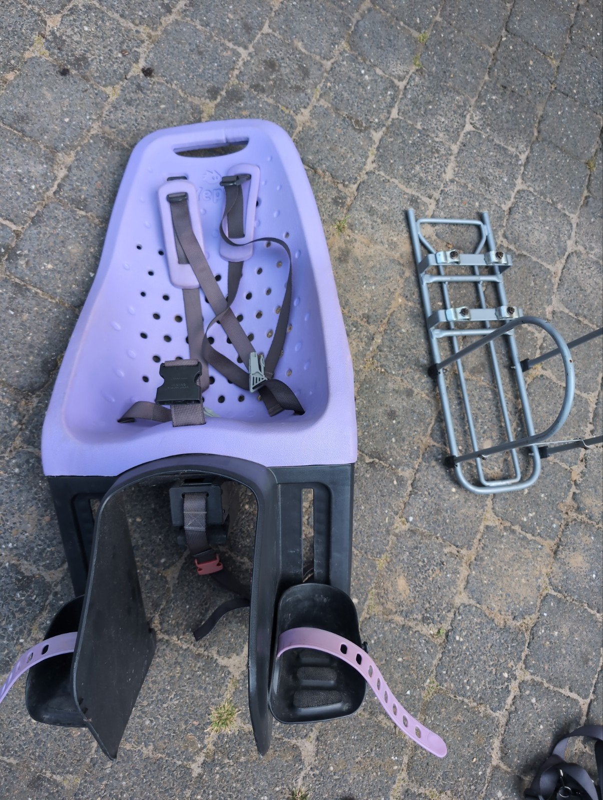 yepp fietsstoeltje, Fietsen en Brommers, Fietsaccessoires | Fietsstoeltjes, Ophalen, Achterzitje, Yepp, Gebruikt