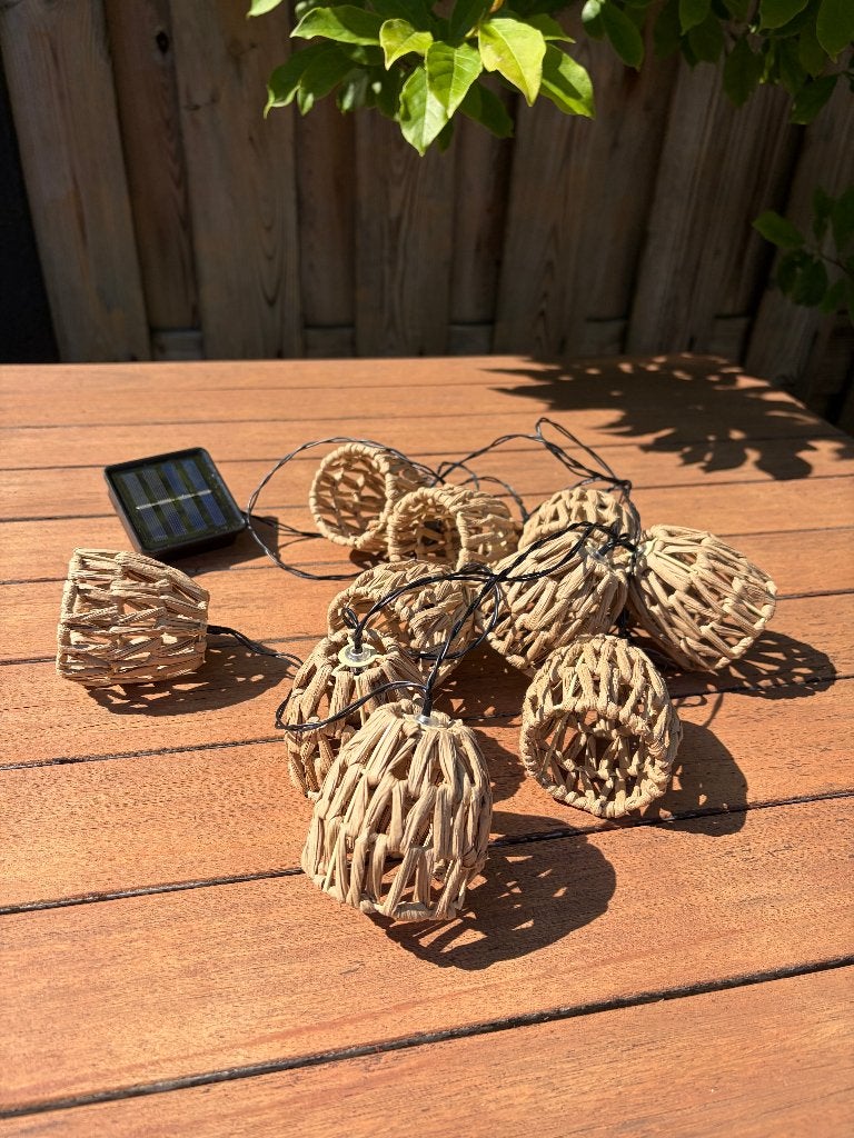 Solar LED rotan lichtsnoer (nieuw), Minder dan 50 watt, Overige typen, Nieuw, Ophalen of Verzenden