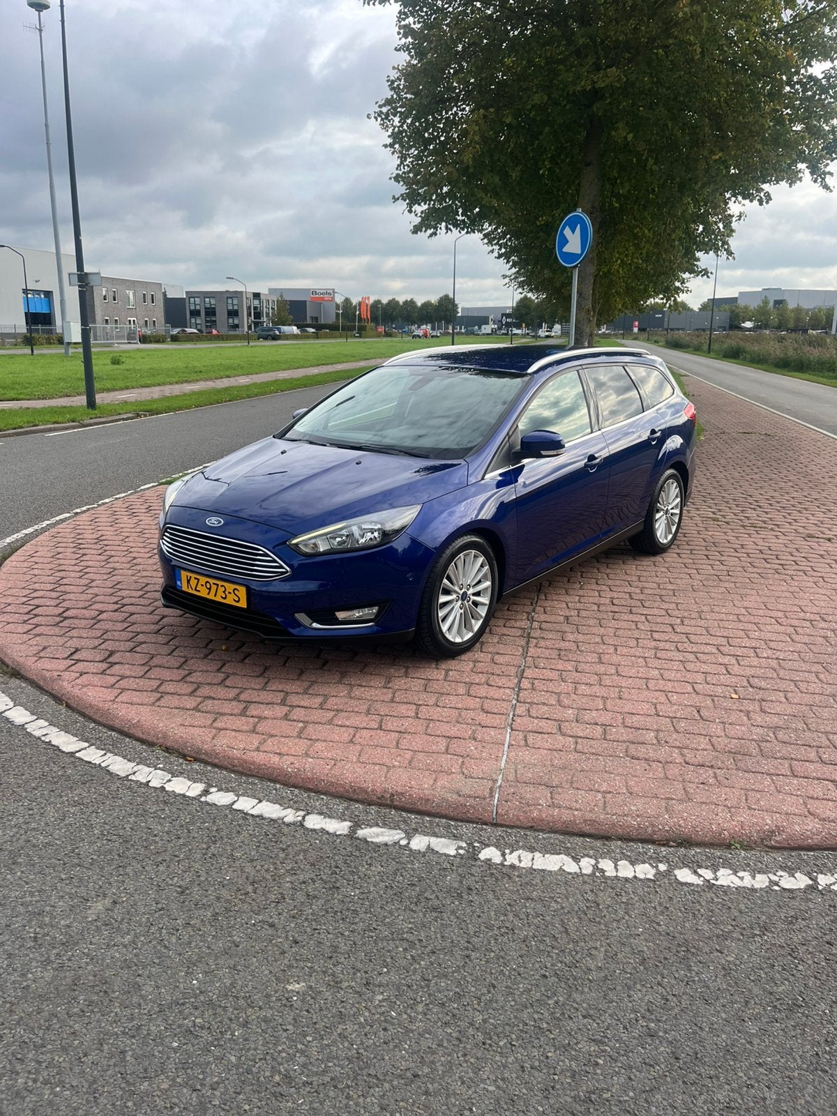Ford Focus 1.5 Ecoboost 110KW Wagon AUT 2017 Blauw, 1498 cc, 4 cilinders, Blauw, Stationwagon