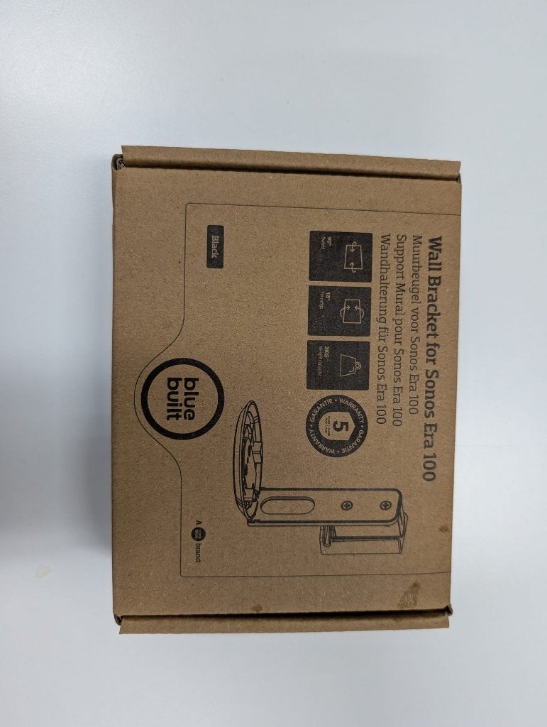 Sonos Era 100 Wall Bracket Zwart – Nieuw in Doos, Ophalen of Verzenden, Nieuw