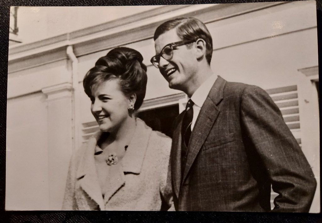 nr.7 :Prinses margriet en Pieter v vollenhoven (nieuw), Ophalen of Verzenden, Nieuw, Kaart, Foto of Prent