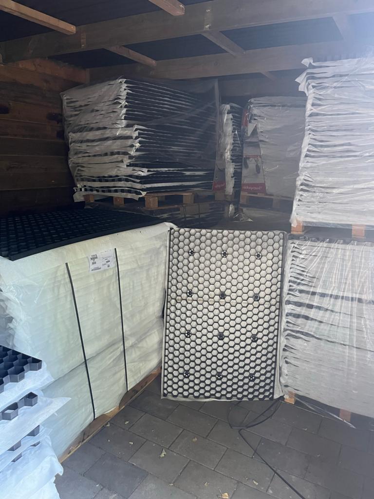 Tijdelijk grindplaten 120x80x3 nidagravel splitplaten, Ophalen, Overige materialen, Zwart, Nieuw