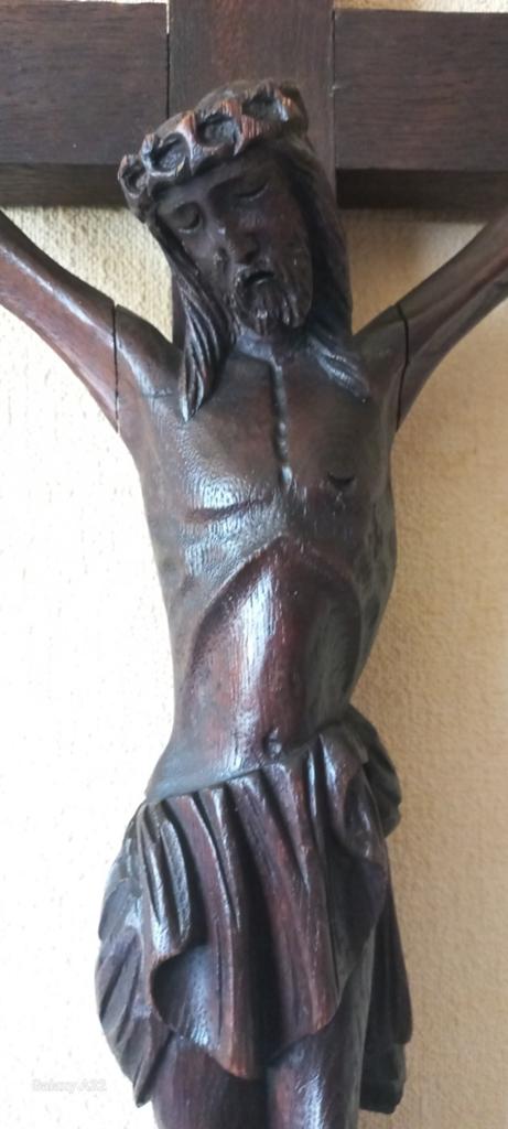 Houten Corpus op Kruishout ., Ophalen of Verzenden