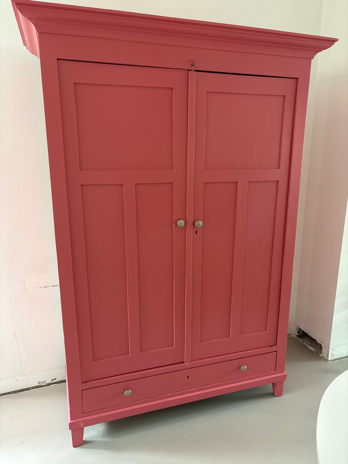 Kast met lade (Roze), Antiek en Kunst, Antiek | Meubels | Kasten, Ophalen