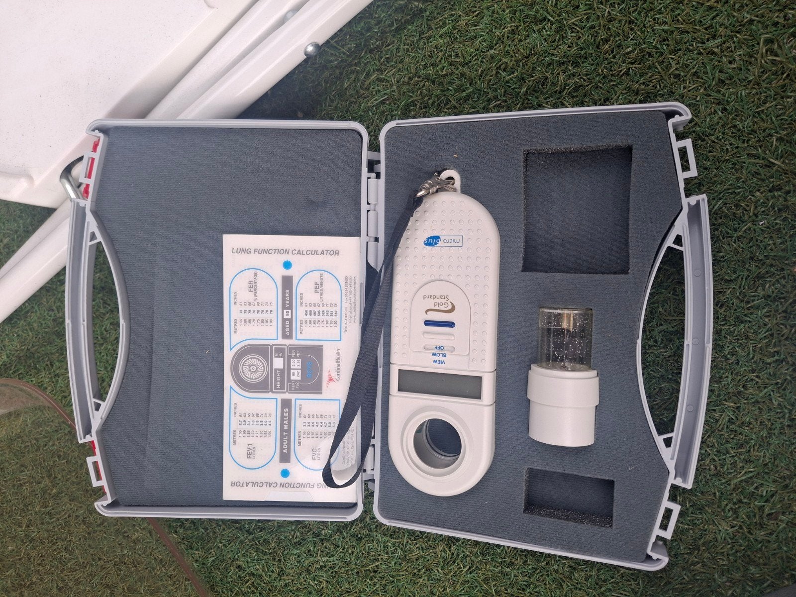 MicroLoop Spirometer met accessoires in koffer, Ophalen of Verzenden, Gebruikt, Overige typen