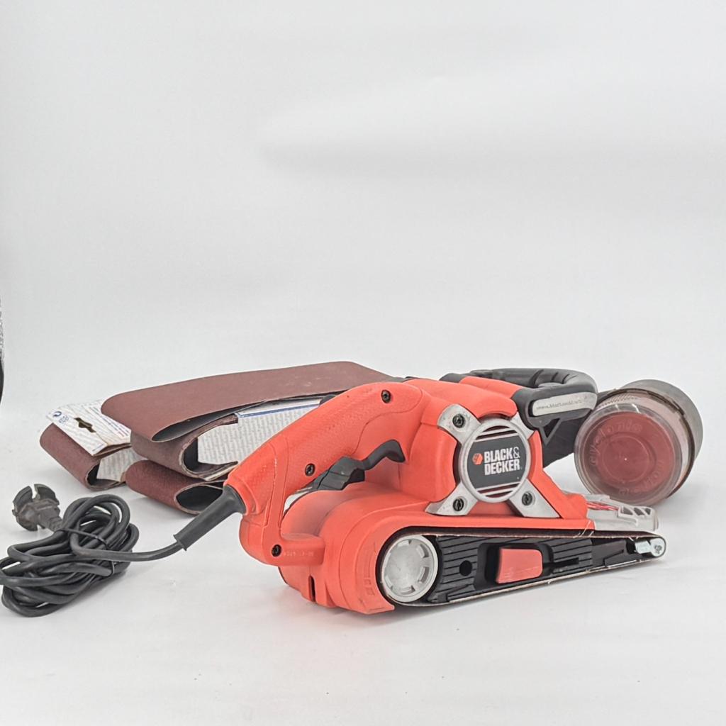 Black+Decker KA88 Bandschuurmachine | Incl. schuurpapier, Doe-het-zelf en Verbouw, Gereedschap | Schuurmachines, Gebruikt
