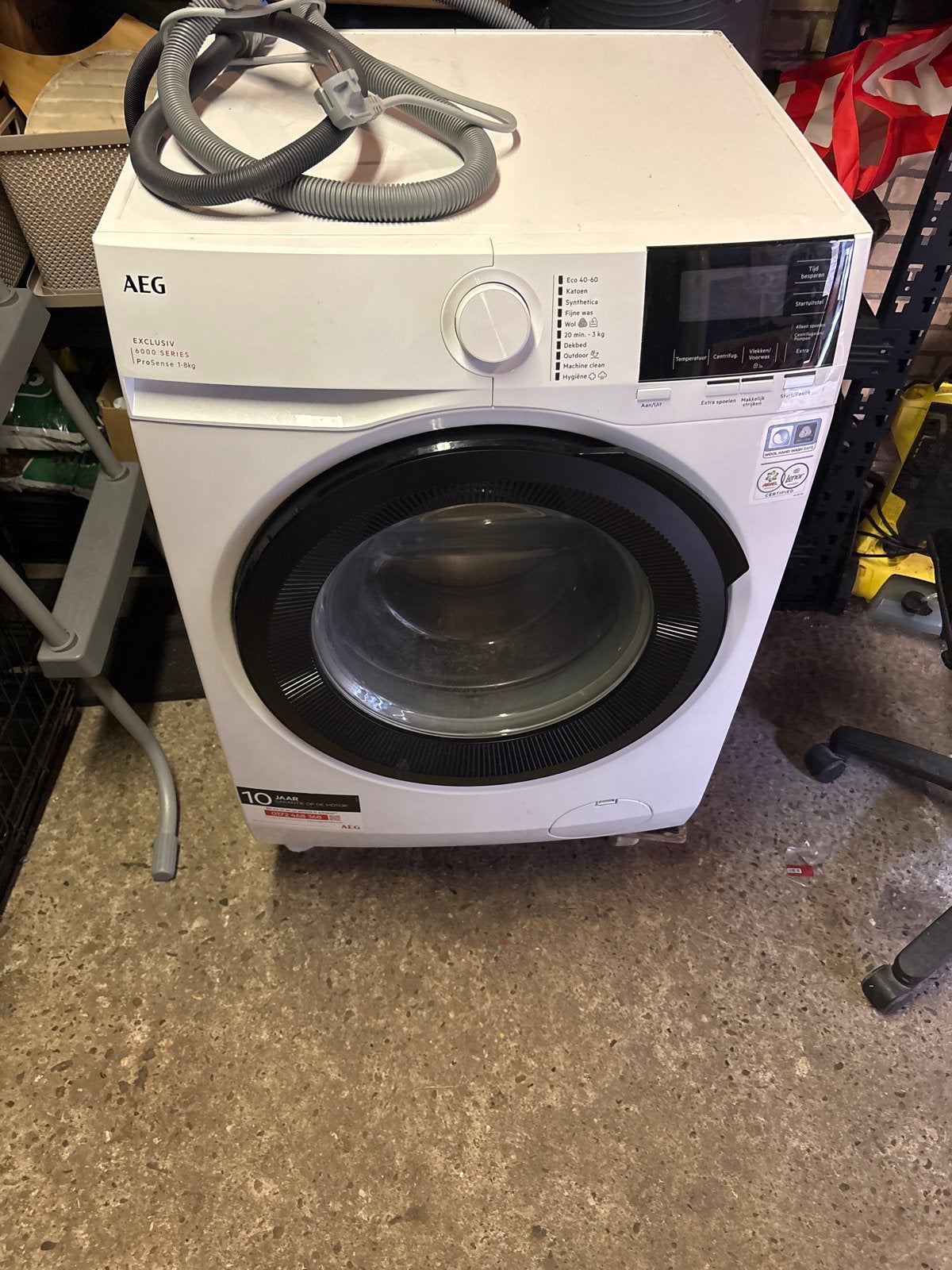AEG EXCLUSIV 6000 SERIES ProSense 1-8kg Wasmachine, Witgoed en Apparatuur, Ophalen, 6 tot 8 kg, 85 tot 90 cm, 1600 toeren of meer