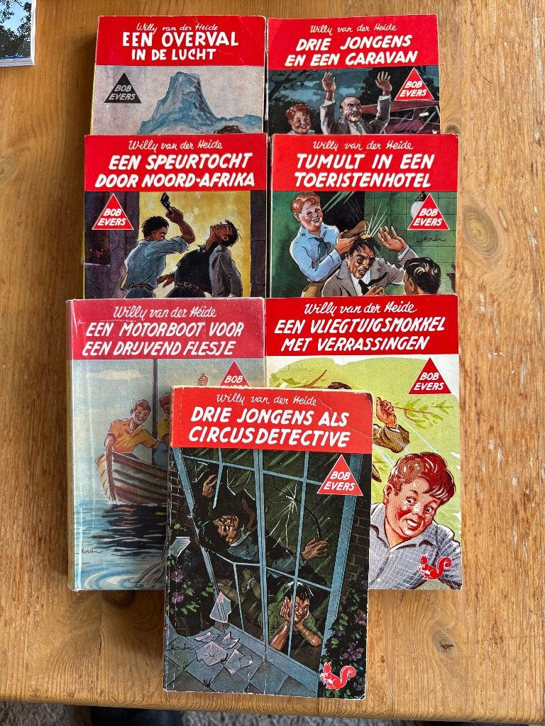 Bob Evers-serie,  nog 7 deeltjes, Boeken, Ophalen of Verzenden, Gelezen