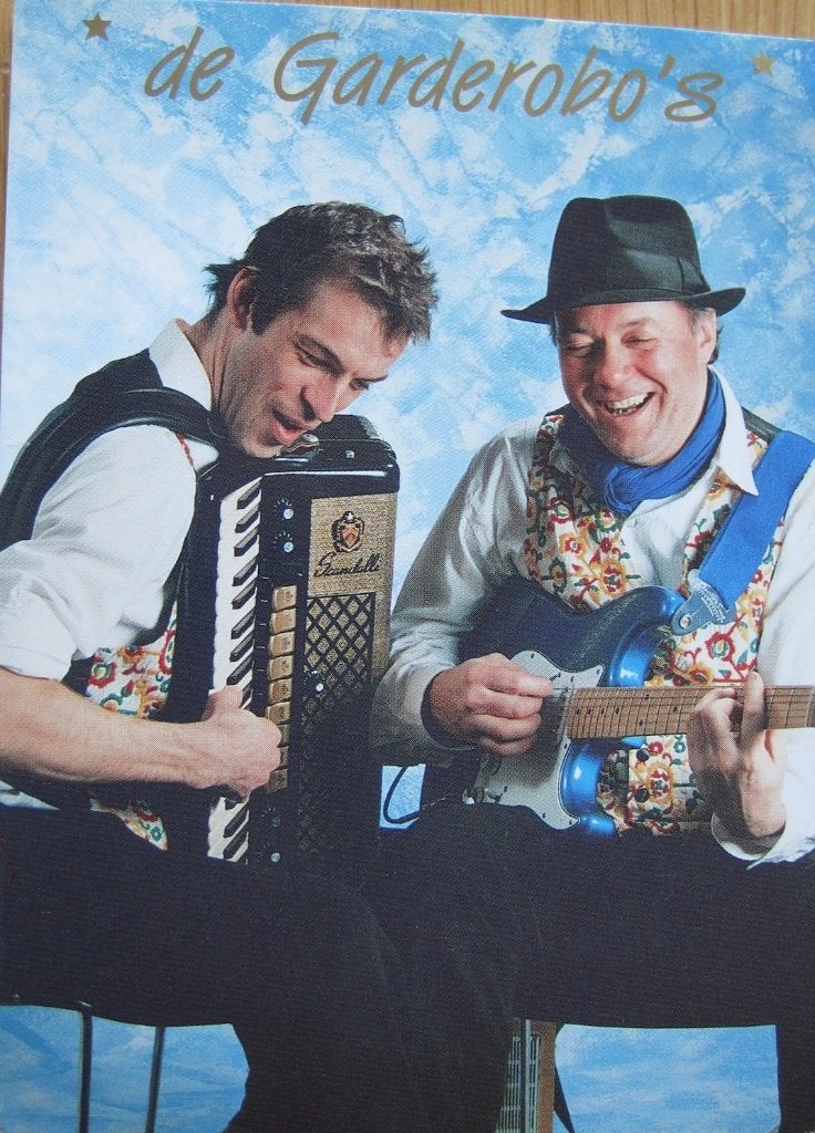 nieuwe ansichtkaart van muziekduo de Garderobo's, Verzenden, 1980 tot heden, Ongelopen, Overige thema's