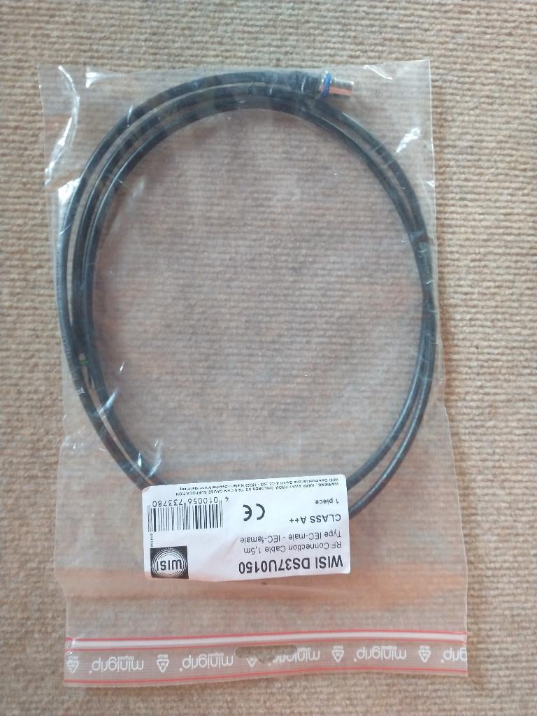 Wisi DS37u0150 RF cable (Nieuw), Ophalen of Verzenden, Nieuw, Minder dan 2 meter, Tv-kabel