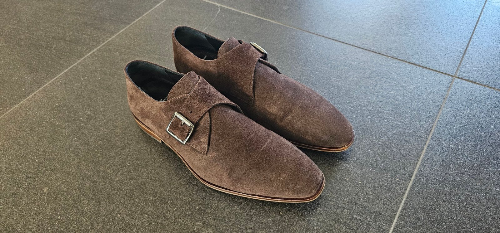 Sacha Casual Collection suède brogues maat 44, Kleding | Heren, Schoenen, Bruin, Sacha Casual Collection, Ophalen of Verzenden