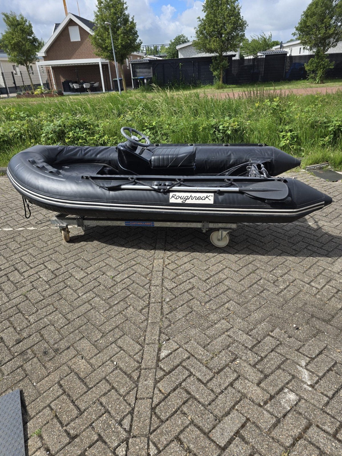 Rib 350 cm Roughneck console besturing, Watersport en Boten, Rubberboten, Ophalen