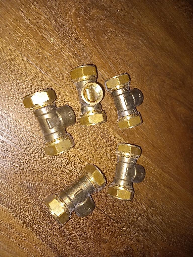 knelkoppelingen 22x1/2x22, Overige materialen, Overige typen, Nieuw, Minder dan 2 meter